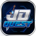 JDQuest Casino app banner showing how to download the Android app